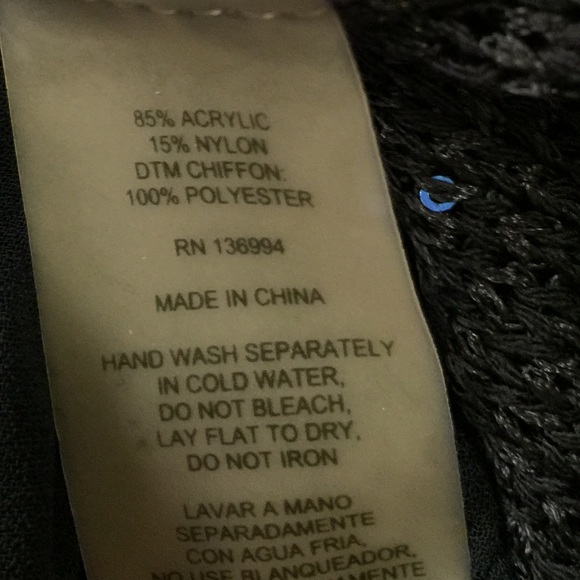 Sparkle blue sweater with Liner - Picture 6 of 6